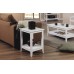 Quadra New End Table - White